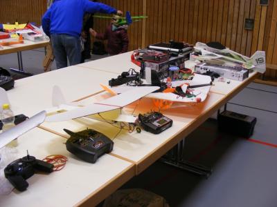 Saalflugtag 2018 - einige Modelle