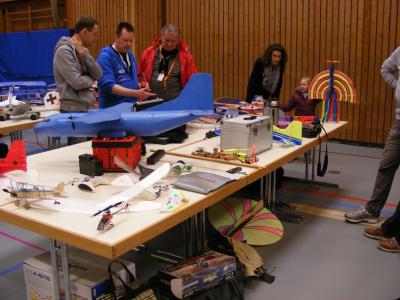 Saalflugtag 2018 - einige Modelle