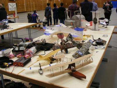 Saalflugtag 2018 - einige Modelle